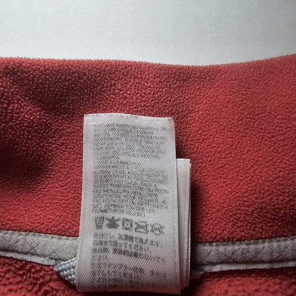 The North Face Quarter-Zip Fleece TKA 100 Women's Jacket Top Coral Orange - Picture 6 of 6